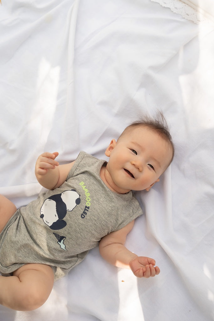 Kyle Onesie - Bamboozled Panda | Baby Clothing | The Elly Store Singapore