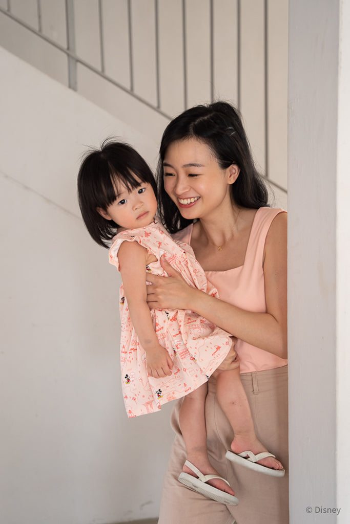 Ladies Jersey Top - Peach | The Elly Store Singapore