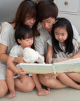Men's Short-Sleeve Pyjamas - Nightfall Bunnies | Premium Bamboo Cotton Family Pyjamas | The Elly Store Singapore