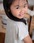 Girls' Nightgown - Nightfall Bunnies | Premium Bamboo Cotton Family Pyjamas | The Elly Store Singapore