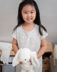 Girls' Nightgown - Nightfall Bunnies | Premium Bamboo Cotton Family Pyjamas | The Elly Store Singapore