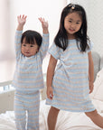Girls' Nightgown Bunnies In A Row | Premium Bamboo Cotton Family Pyjamas | The Elly Store Singapore