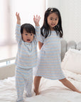 Girls' Nightgown Bunnies In A Row | Premium Bamboo Cotton Family Pyjamas | The Elly Store Singapore