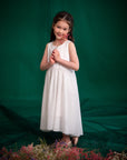 Willow Dress - White Shimmer | Flower Girl Dresses and Formal Wear | The Elly Store Singapore
