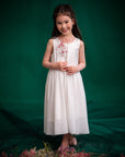 Willow Dress - White Shimmer | Flower Girl Dresses and Formal Wear | The Elly Store Singapore