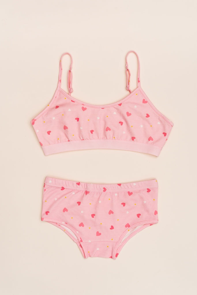 Strawberry Marshmallow Set | Tween Innerwear | The Elly Store Singapore