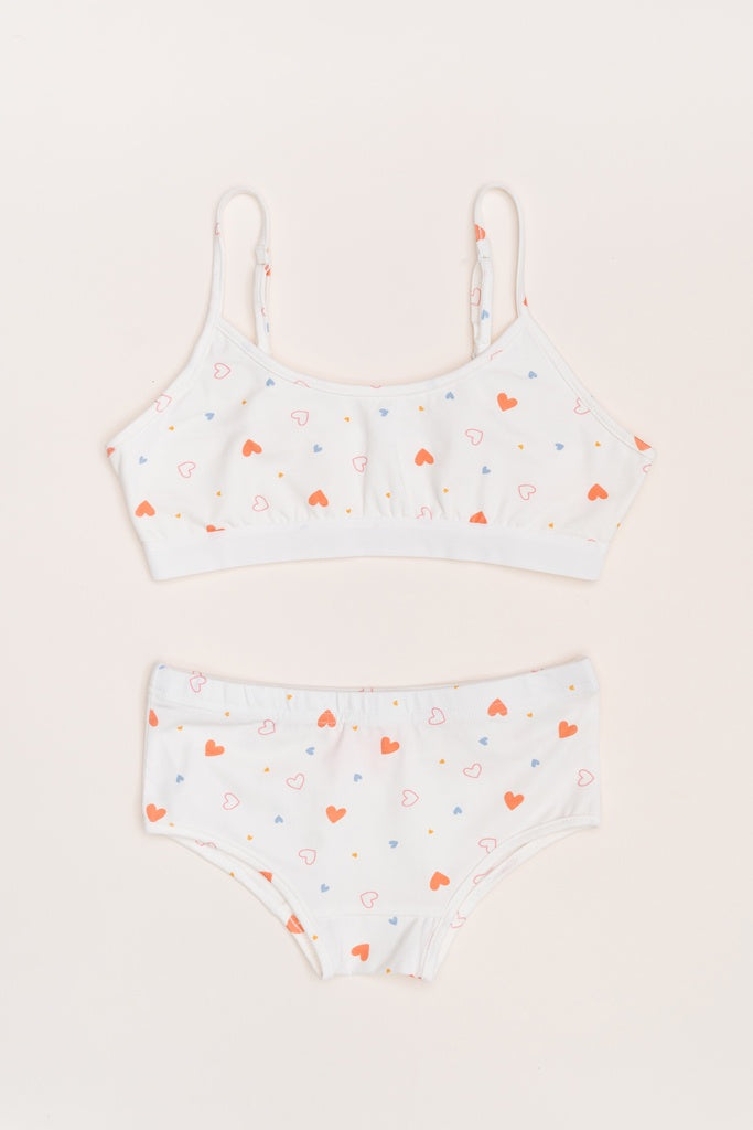 Vanilla Marshmallow Set | Tween Innerwear | The Elly Store Singapore