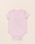 Short-Sleeve Onesie - Pink Rainbow Pooh | Disney x elly | The Elly Store Singapore