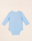 Long-Sleeve Onesie - Blue Busy Bee Pooh | Disney x elly | The Elly Store Singapore