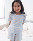 Short-Sleeve Pyjamas - Bunnies In A Row | Family Pyjamas | The Elly Store Singapore