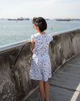 Flutter Romper - Blue Road Trip Mickey | Disney x elly Home 2022 | The Elly Store Singapore