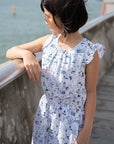 Flutter Romper - Blue Road Trip Mickey | Disney x elly Home 2022 | The Elly Store Singapore