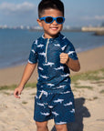 Short-Sleeve Rash Guard Sharks