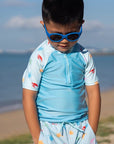 Short-Sleeve Rash Guard Turtles