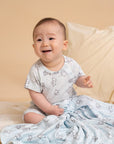 Caleb Romper Blue Hunny Pooh