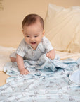 Caleb Romper Blue Hunny Pooh