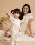 Long-Sleeve Pyjamas Set - Yellow Hunny Pooh | Disney x elly Twinning Family Pyjamas | The Elly Store Singapore