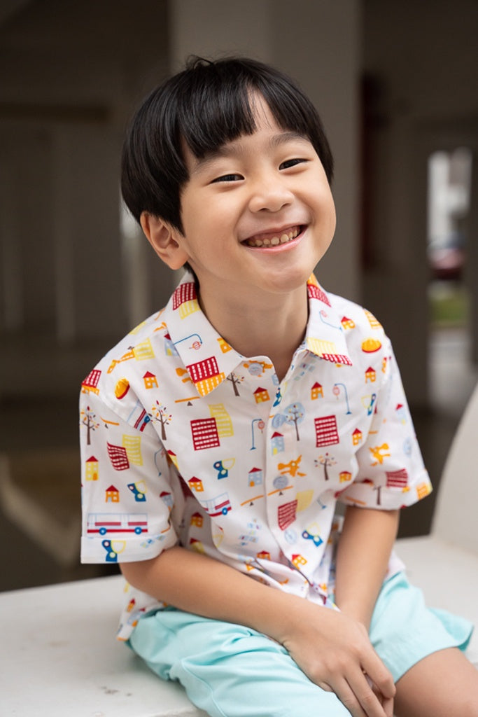 Little Man Shirt - Home | Go Local Boys Shirts | The Elly Store Singapore