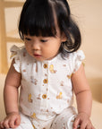 Caitlyn Romper Dandelion Pooh