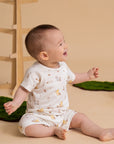 Caleb Romper Dandelion Pooh