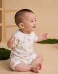 Caleb Romper Dandelion Pooh