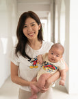 Short-Sleeve Onesie - An Adventure Awaits | Disney x elly Mickey Go Local | The Elly Store Singapore