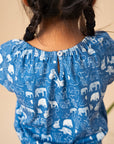 Flutter Playsuit - Blue Elephant Families