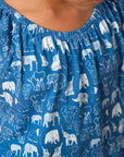 Flutter Playsuit - Blue Elephant Families