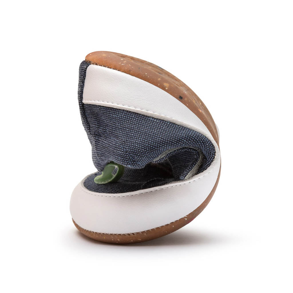 Tip Toey Joey Friendly Green Sneakers - Blue Eco Canvas