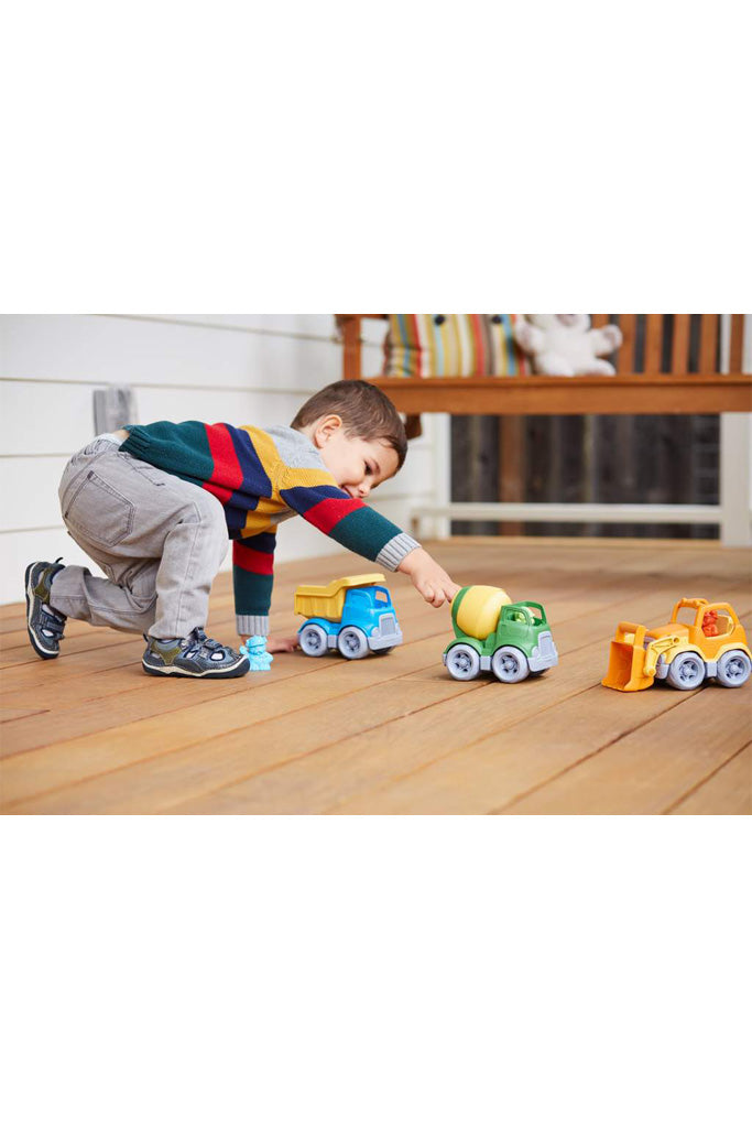 Green Toys Dumper Construction Truck - Blue / Yellow | The Elly Store
