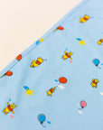Jersey Blanket - Blue Balloon Pooh | Ideal for Newborn Baby Gifts | The Elly Store Singapore