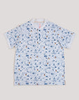 Men's Polo Tee - Blue Road Trip Mickey | Disney x elly Mickey Go Local | The Elly Store Singapore