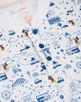 Men's Polo Tee - Blue Road Trip Mickey | Disney x elly Mickey Go Local | The Elly Store Singapore