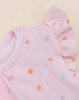 Millie Onesie - Pink Polka Dots