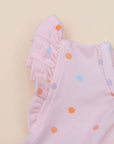 Millie Onesie - Pink Polka Dots
