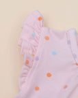 Millie Onesie - Pink Polka Dots