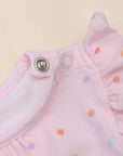 Millie Onesie - Pink Polka Dots