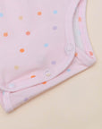 Millie Onesie - Pink Polka Dots