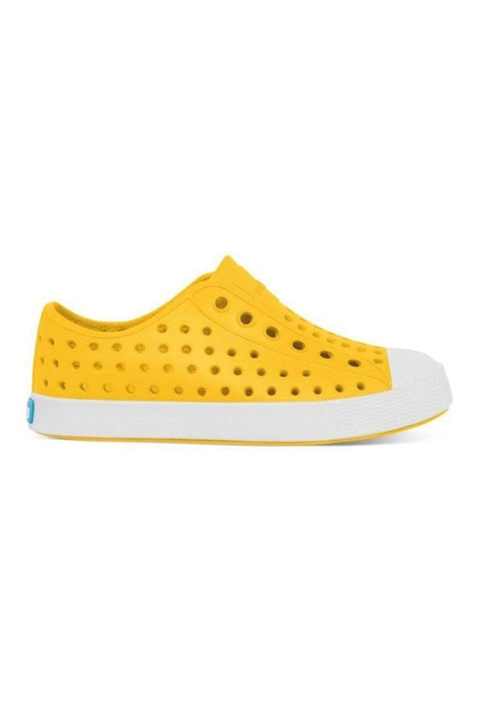 Native Kids Shoes | EU22 to EU37 | Jefferson Yellow / Shell White