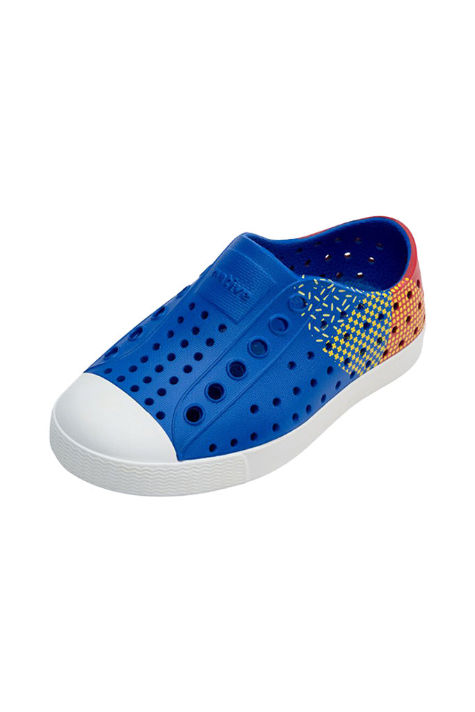 Jefferson Sugarlite UV Blue Shell White Hyper Freesia Celery Block Kids