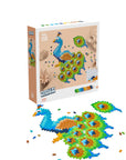 Plus-plus - Puzzle By Number - Peacock 800pcs