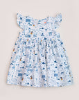 Piper Dress - Blue Road Trip Mickey | Disney x elly Mickey Go Local | The Elly Store Singapore