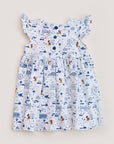 Piper Dress - Blue Road Trip Mickey | Disney x elly Mickey Go Local | The Elly Store Singapore