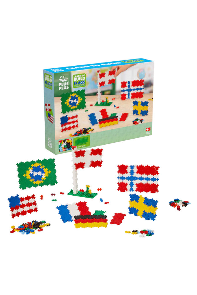 Plus-Plus Learn to Build - Flags of the World