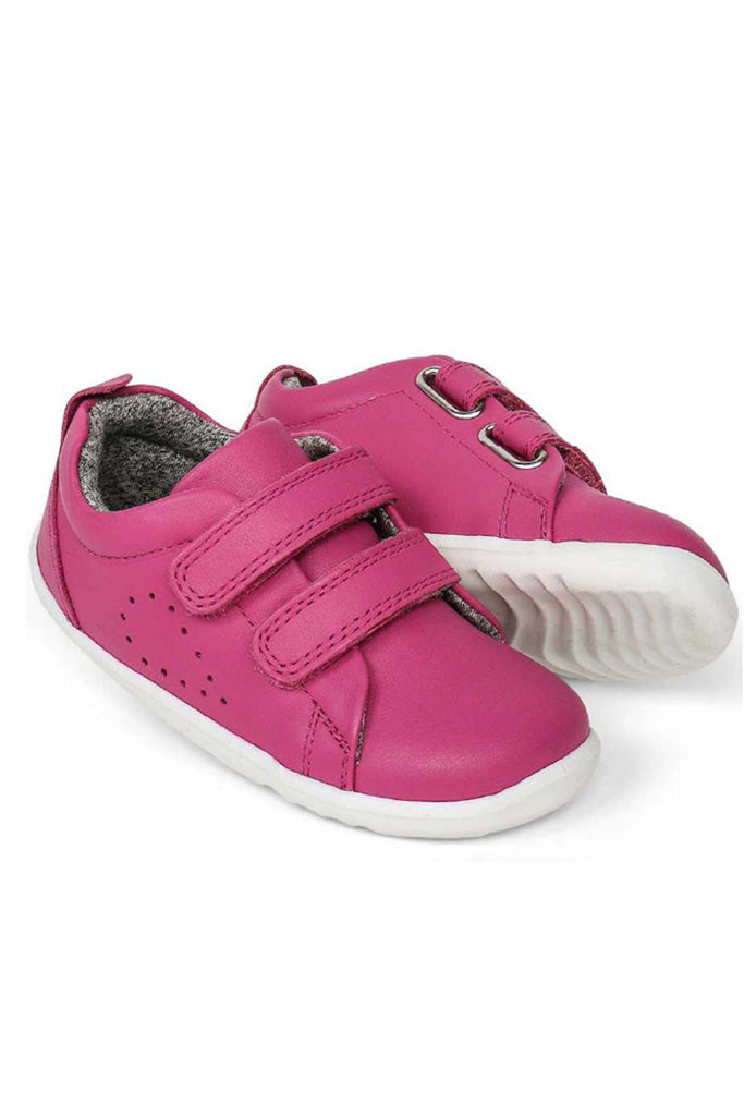 Raspberry Grasscourt Shoes Step Up | Bobux Kids Shoes | The Elly Store