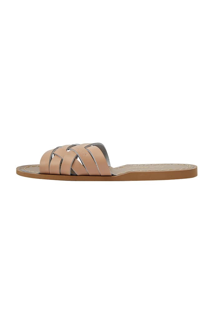 Retro Slide Latte |  Salt-water Sandals 