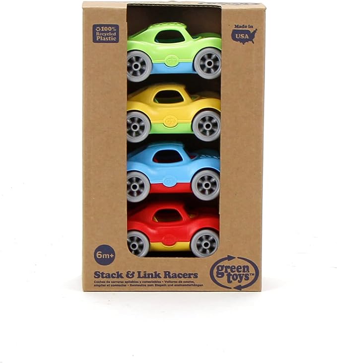Stack & Link Racers toy car set in box