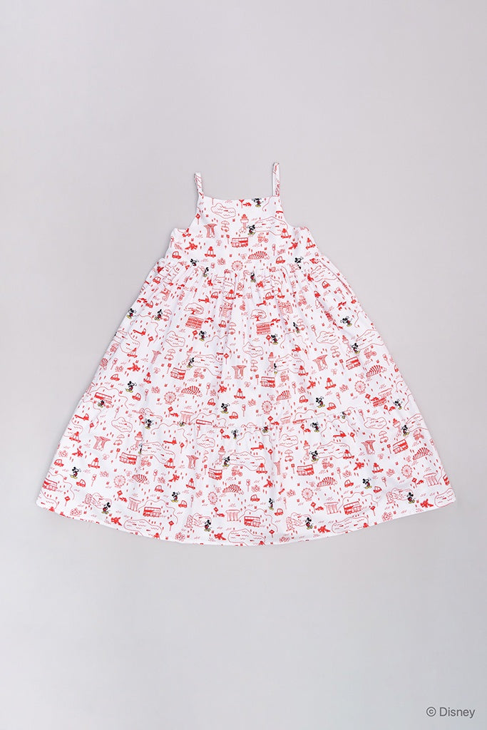 Summer Dress - Red Road Trip Mickey | Disney x elly Mickey Go Local | The Elly Store Singapore