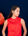 Amelia Top - Red | Elly CNY2024