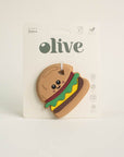 Silicone Hamburger Teething Toy